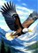 Eagle Diamond Art Kits for Adults - 4Th of July Diamond Painting Kits DIY 5D Full Drill Diamond Dots Paintings with Diamonds Gem Art and Crafts for Home Decor 12x16 Inch